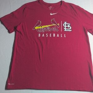 Nike Red Cardinals Short Sleeve Tee